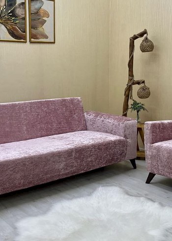 Kadife Modern Kanepe Örtüsü - Görsel 4