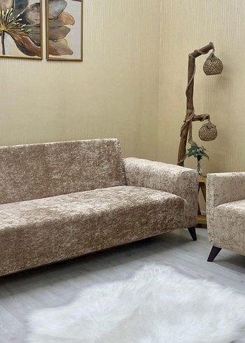 Kadife Modern Kanepe Örtüsü - Görsel 10