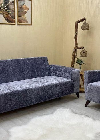 Kadife Modern Kanepe Örtüsü - Görsel 5