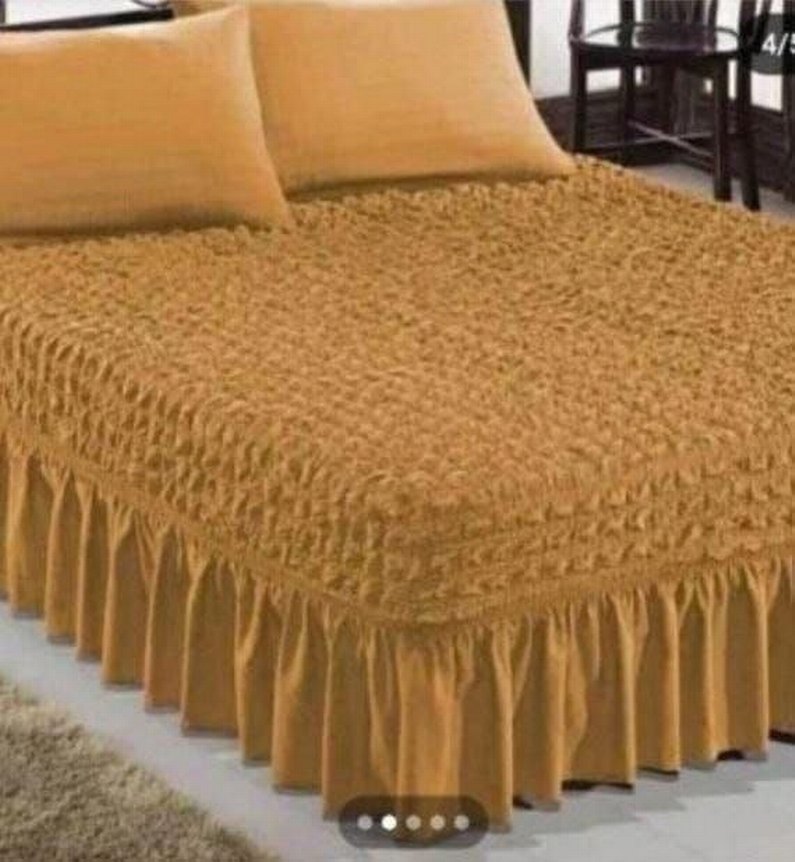 BURUMCÜK ÇİFT KİŞİLİK YATAK ÖRTÜSÜ - Görsel 4