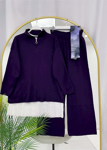 Kadın Triko Eşofman Takımı - Görsel 3