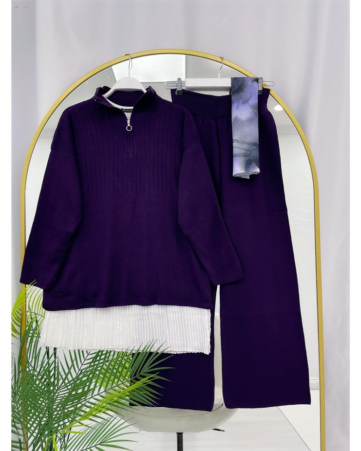 Kadın Triko Eşofman Takımı - Görsel 3