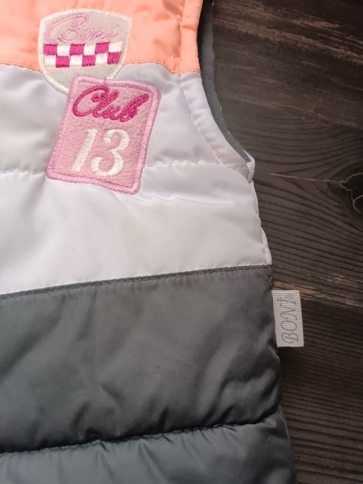 Kız Çocuk Nakışlı Fermuarlı Yelek - Görsel 3