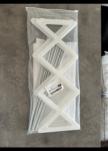 Diğer Galvaniz Çelik Ayakkabılık - Gri Beyaz