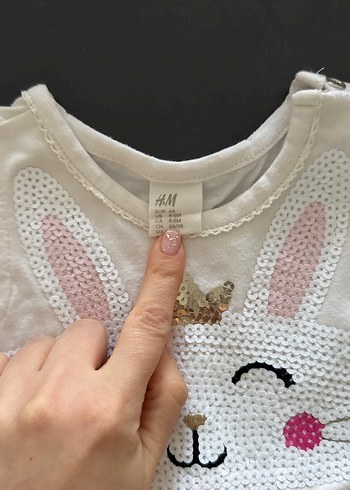 Nakışlı Beyaz Kız Çocuk Elbisesi - Görsel 2