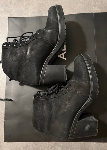 Derimod Siyah Kadın Deri Goth Bot - Görsel 4