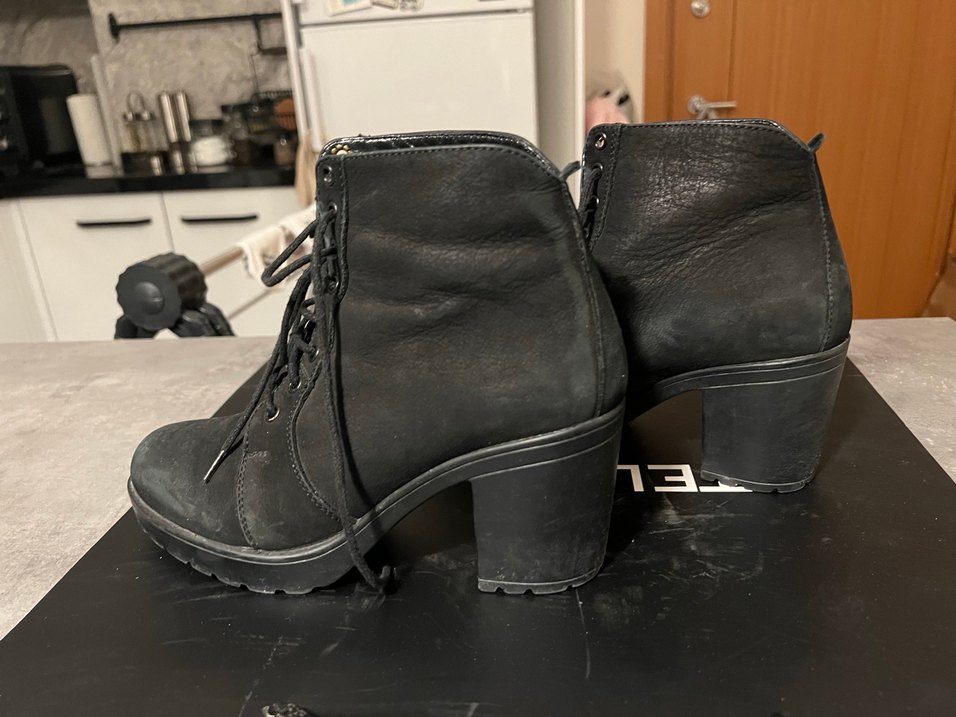 Derimod Siyah Kadın Deri Goth Bot - Görsel 3