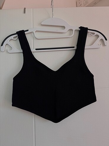 Zara Siyah Crop