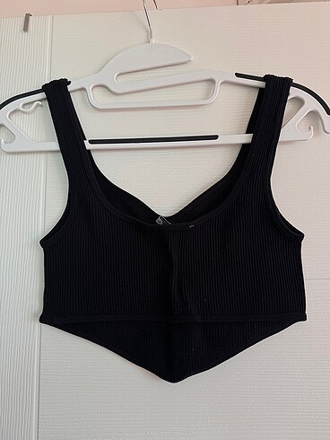 Zara Zara Siyah Crop
