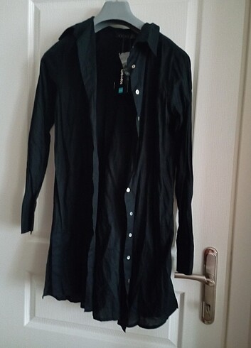 36 Beden siyah Renk Koton marka bayan tunik gömlek elbise