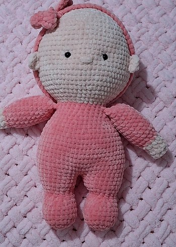  Beden Pembe Peluş Bebek Oyuncak