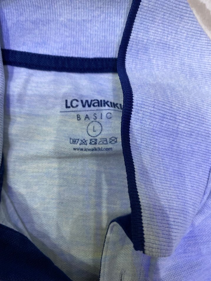 Gri Kısa Kollu Polo Tişört - Görsel 4