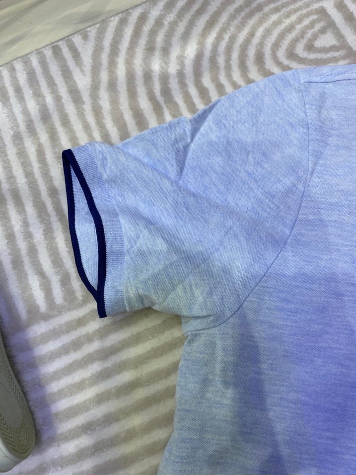 Gri Kısa Kollu Polo Tişört - Görsel 5