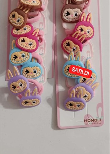 Renkli Elastik Çocuk Saç Tokaları - Görsel 2