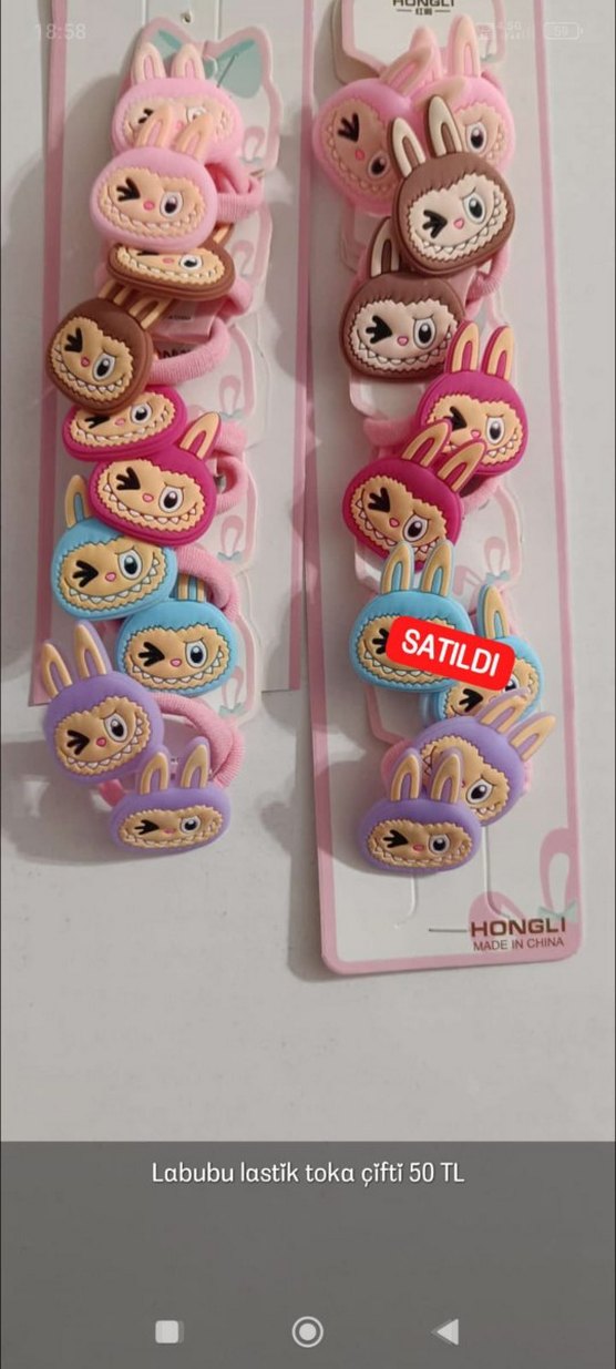 Renkli Elastik Çocuk Saç Tokaları - Görsel 2