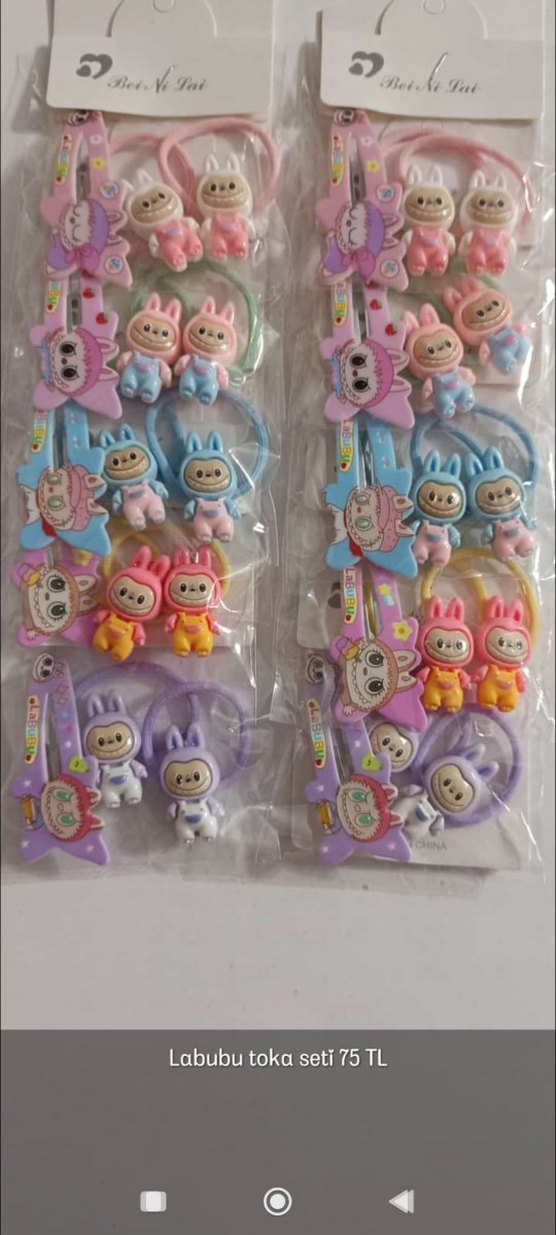 Renkli Bağcıklı Çocuk Saç Tokaları - Görsel 2