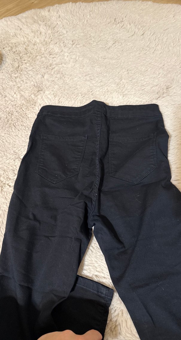 Siyah Kadın Denim Skinny Jean tayt - Görsel 2