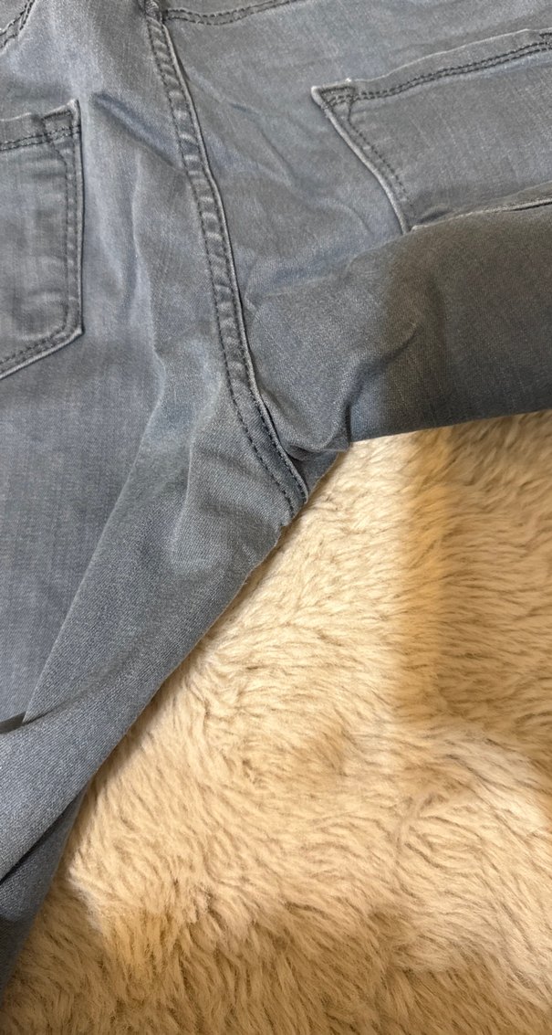 Gri Normal Boy Kadın Denim Pantolon - Görsel 4