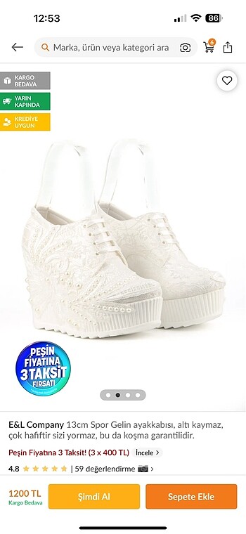 Gelin ayakkabı - Görsel 7