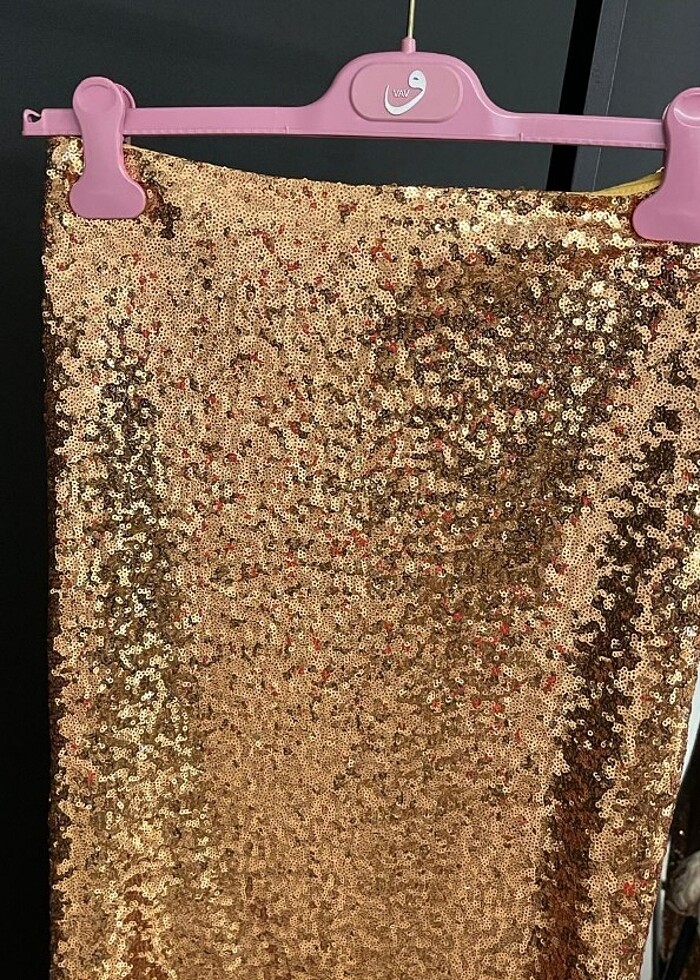 Gold payet balık etek  - Görsel 3