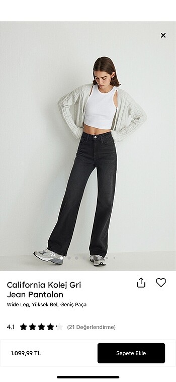 MAVİ CALIFORNIA Wide Leg Jean