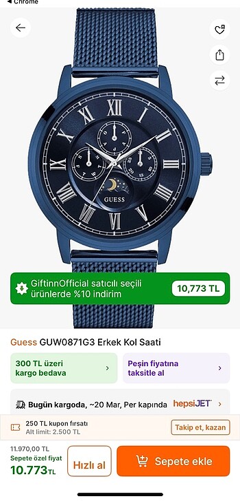 Guess Full Fonksiyonlu Orjinal