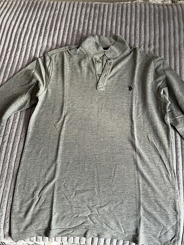 U.S Polo Assn. U.S. Polo Assn. Gri Erkek Sweatshirt