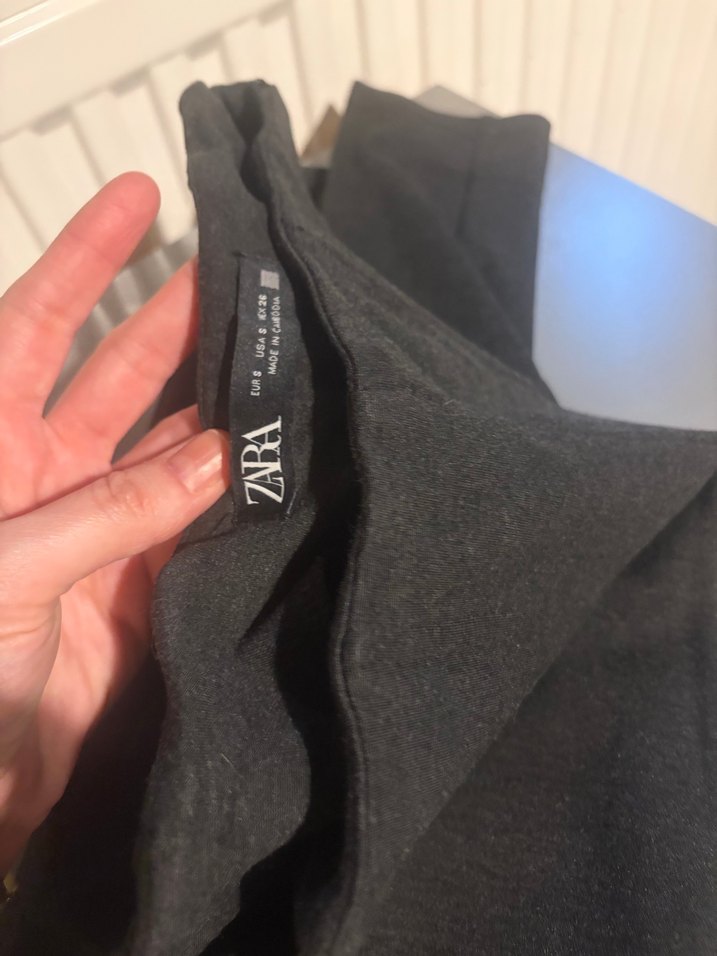 Zara Antrasit Tayt - Görsel 4