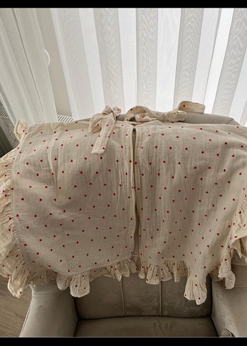 Özel dikim organic baby puset seti - Görsel 2