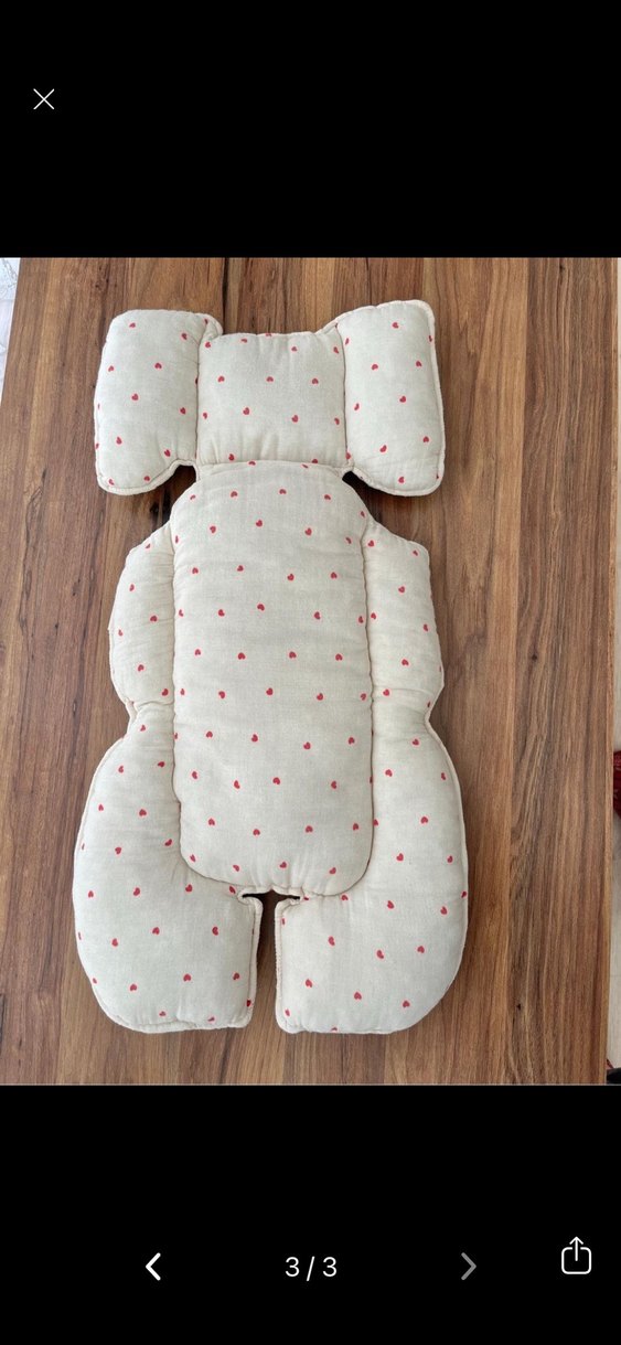 Özel dikim organic baby puset seti - Görsel 3