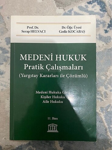 Serap helvacı medeni hukuk pratik çalışmalar
