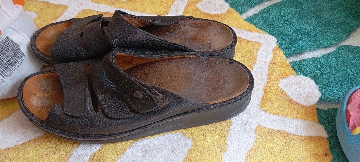 deri erkek Sandalet - Görsel 2