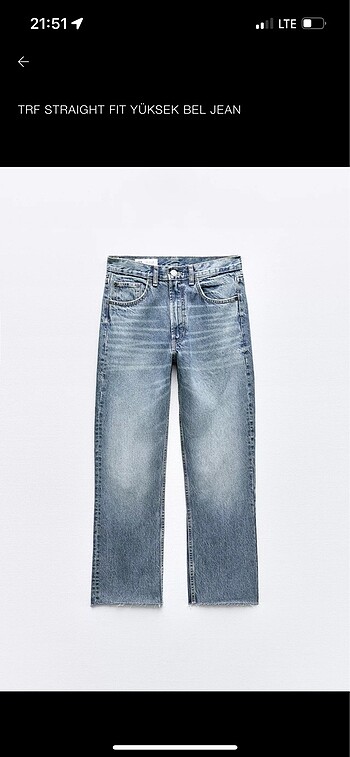 zara straight jean