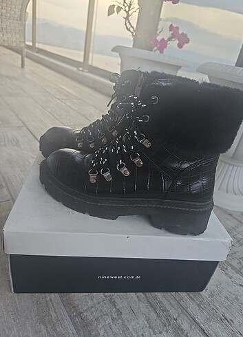 38 Beden siyah Renk Nine West bot