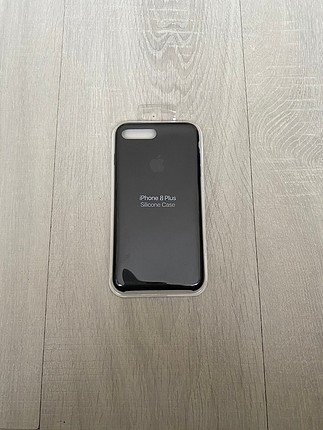 Siyah İphone 7-8 Plus Logolu Lansman Kılıf İçi Kadife ve İphone 