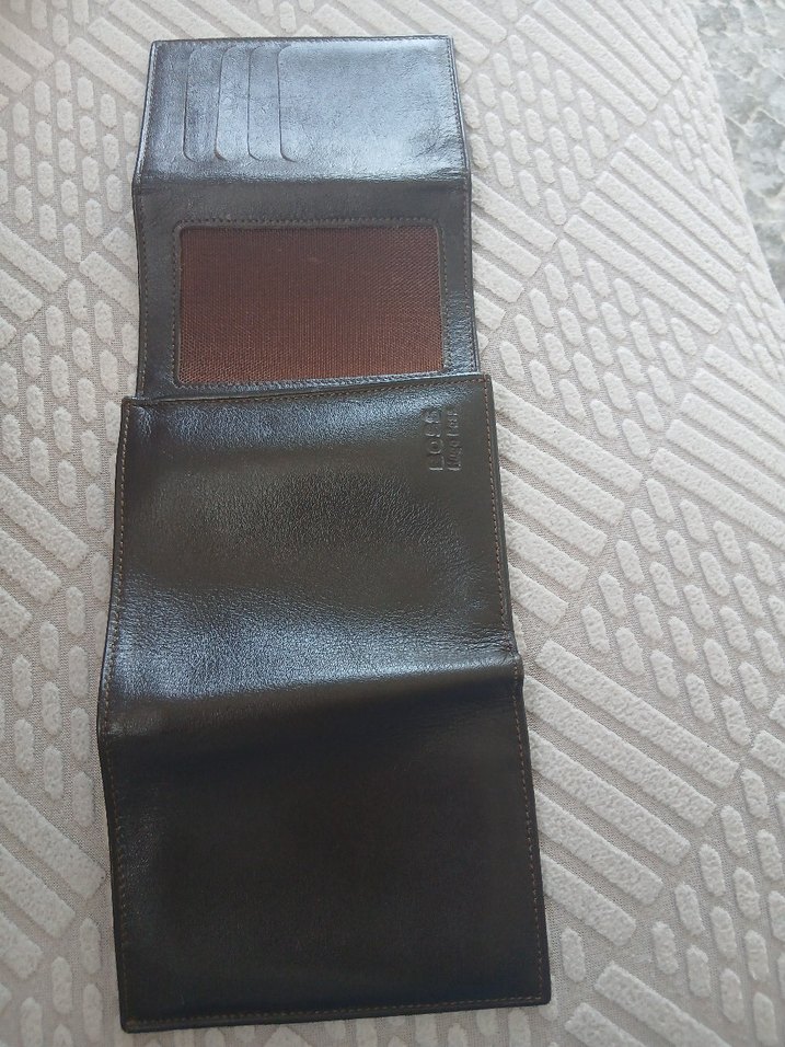 BOSS Kahverengi Parlak Erkek Cüzdanı - Görsel 5