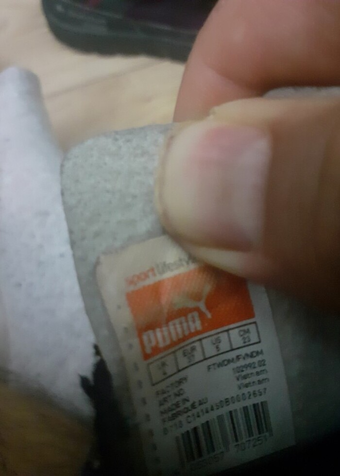 37 numara Puma halı saha krampon u - Görsel 4