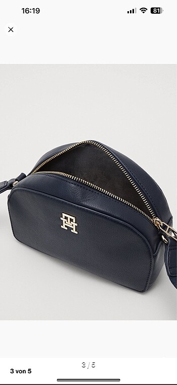  Beden lacivert Renk Tommy Hilfiger çanta