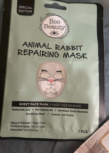 Hayvan Temalı Onarıcı Maske ve Peeling Seti - Görsel 4