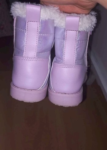 Kız Çocuk Mor Peluş Detaylı Bot - Görsel 3