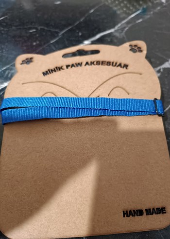 Mavi Renkli Çocuk Papyon - Görsel 2