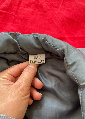 Düğmeli Gri çocuk Yelek - Görsel 2