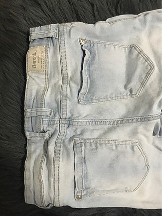38 Beden mavi Renk Bershka 38 beden pantolon