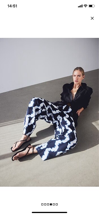xs Beden çeşitli Renk H&M BATIK DESENLI PANTALON