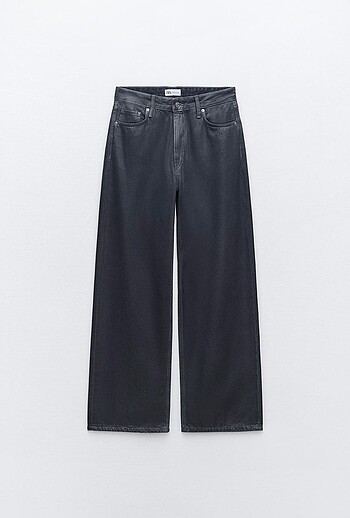 ZARA LOOSE-FIT MIDRISE GECE MAVISI JEAN