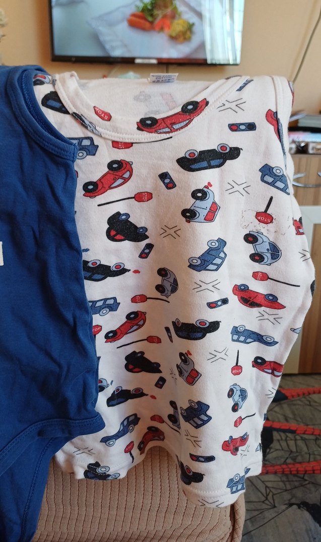 Baskılı Mavi Bebek Erkek Body - Görsel 2