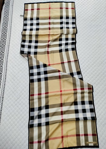 Beden camel Renk Bej Burberry İpek Kadın şal fular