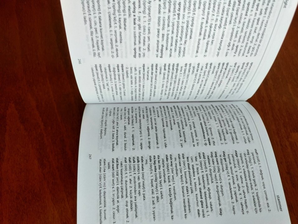 Redhouse İngilizce-Türkçe Sözlük - Görsel 3