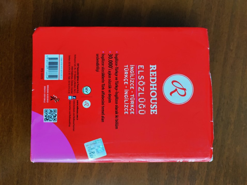 Redhouse İngilizce-Türkçe Sözlük - Görsel 2