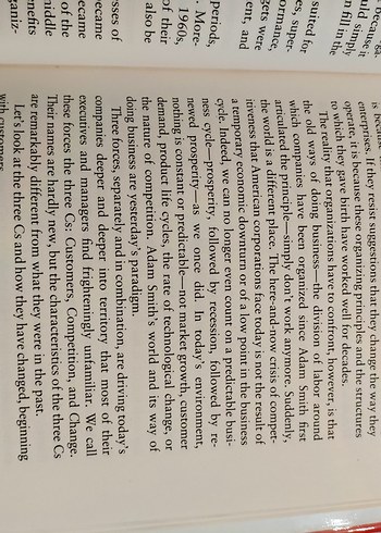 Reengineering the Corporation - İş Devrimi Kitabı - Görsel 8